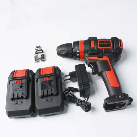 12V Cordless Brushed Electric Drill Battery Screwdriver Power Tools Cordless Impact Electric Drill